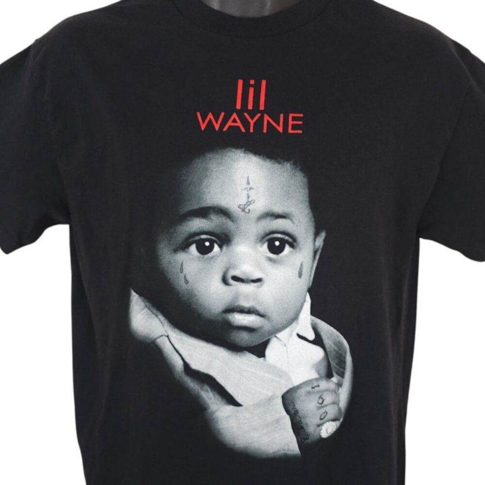 Lil Wayne T Shirt Mens Size Medium Black The Carter III Rap Hip Hop Album Cover
